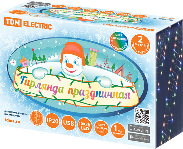 Изображение товара Светодиодная гирлянда TDM SQ0361-0199