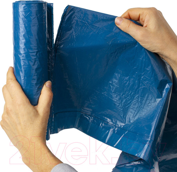 Изображение товара Пакеты для мусора Laima 601399 (120л, 10шт, синий)