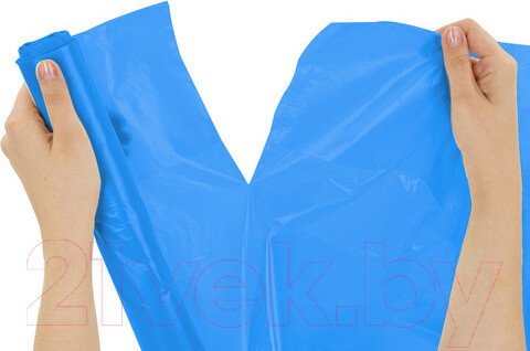 Изображение товара Пакеты для мусора Laima 120л / 601797 (50шт, синий)