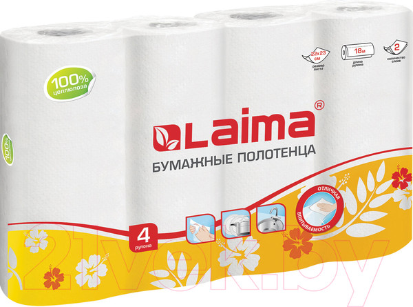 Изображение товара Бумажные полотенца Laima 128725