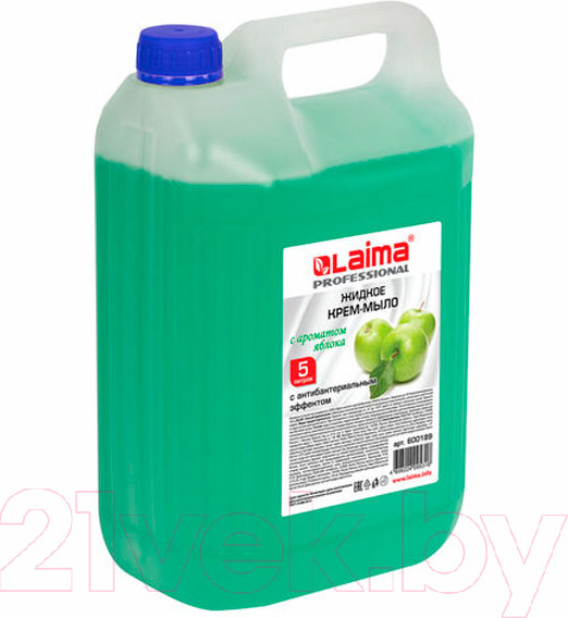 Изображение товара Мыло жидкое Laima Professional Яблоко / 600189 (5л)