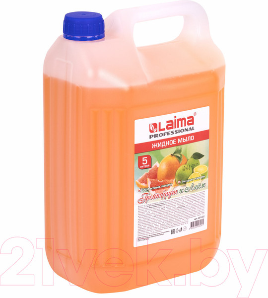 Изображение товара Мыло жидкое Laima Professional Грейпфрут и лайм / 601432 (5л)