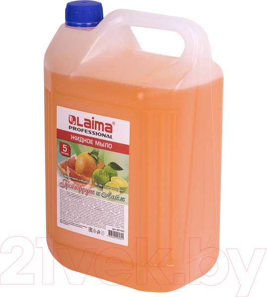 Изображение товара Мыло жидкое Laima Professional Грейпфрут и лайм / 601432 (5л)