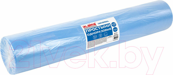 Изображение товара Простынь одноразовая Laima Universal / 631139 (100шт, голубой)