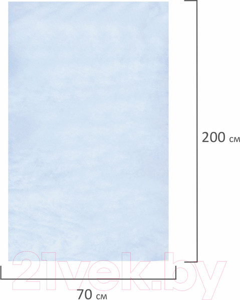 Изображение товара Простынь одноразовая Laima Universal / 631139 (100шт, голубой)