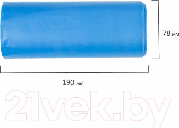 Изображение товара Пакеты для мусора Laima Ultra / 607695 (120л, 10шт, синий)