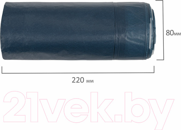 Изображение товара Пакеты для мусора Laima Ultra / 607696 (60л, 15шт, синий)