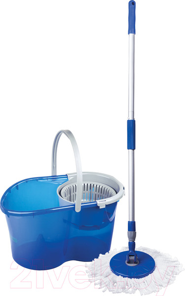 Изображение товара Набор для уборки Laima Ведро 14л/5л с отжимом швабра с круглой насадкой  / 601460 (2шт)
