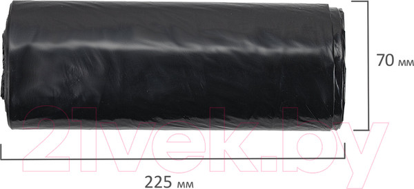 Изображение товара Пакеты для мусора Любаша Эконом плюс 607681 (10шт, черный)