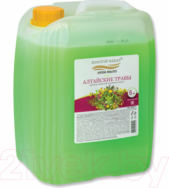 Изображение товара Мыло жидкое Золотой идеал Алтайские травы / 606417 (5л)