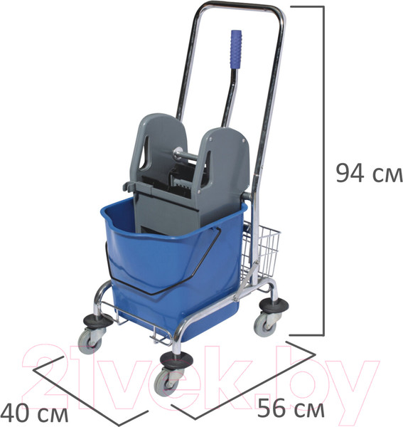 Изображение товара Тележка для уборки Brabix 601498