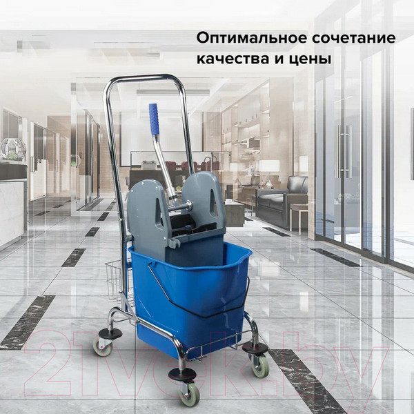 Изображение товара Тележка для уборки Brabix 601498