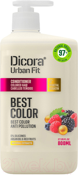 Изображение товара Кондиционер для волос Dicora Urban Fit Best Color Colored Hair Для окрашенных волос (800мл)
