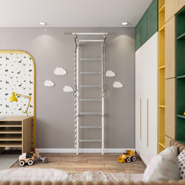 Изображение товара Детский спортивный комплекс Romana DSK 3.1 / 11.21.7.13.490.05.06-24 (серый/пастель)