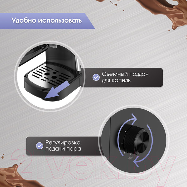 Изображение товара Кофеварка эспрессо Zigmund & Shtain ZCM-900