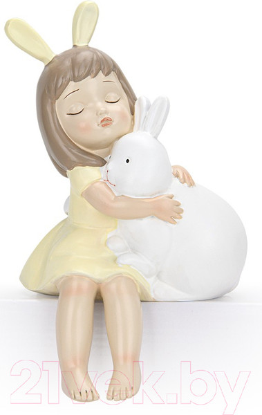 Изображение товара Статуэтка Fissman Девочка с кроликом 0263