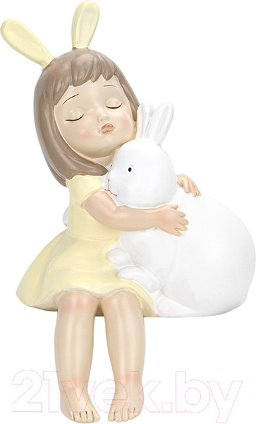 Изображение товара Статуэтка Fissman Девочка с кроликом 0263