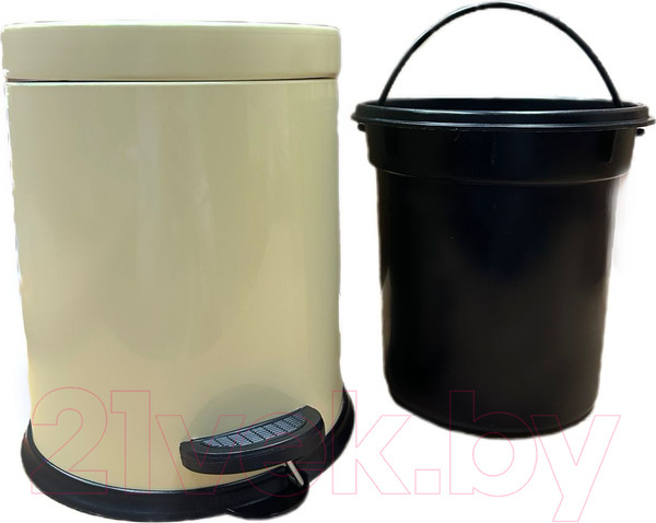 Изображение товара Мусорное ведро Primanova Elit D-20808 (3л, с педалью)