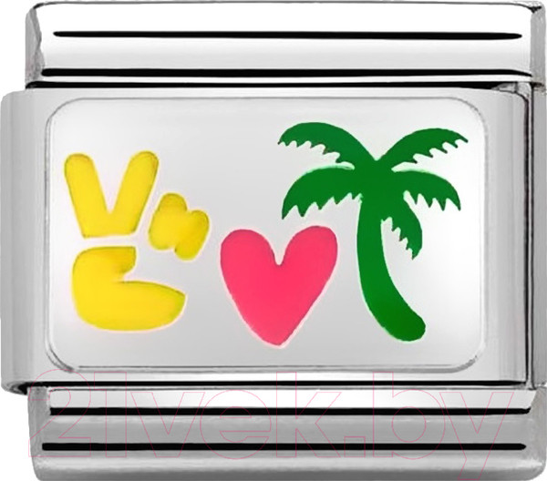 Изображение товара Звено для браслета NominatioN Мир Сердце Пальма 330206/32