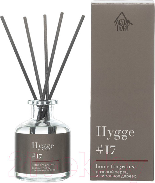 Изображение товара Аромадиффузор Arida Home Hygge №17 Розовый перец и лимонное дерево (50мл)