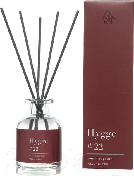 Изображение товара Аромадиффузор Arida Home Hygge №22 Персик и пион (50мл)