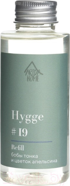 Изображение товара Жидкость для аромадиффузора Arida Home Hygge №19 Бобы тонка и цветок апельсина (100мл)