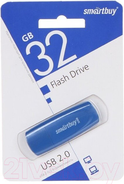 Изображение товара USB flash накопитель SmartBuy Scout Blue 32GB (SB032GB2SCB)
