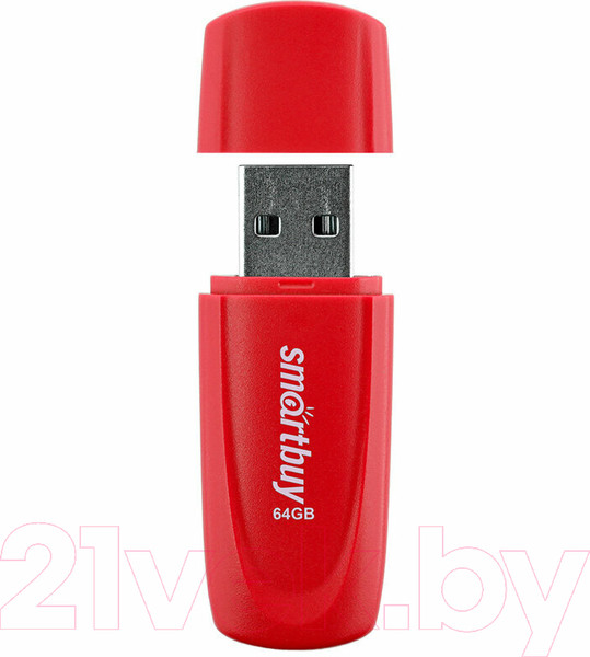 Изображение товара USB flash накопитель SmartBuy Scout Red 64GB (SB064GB2SCR)