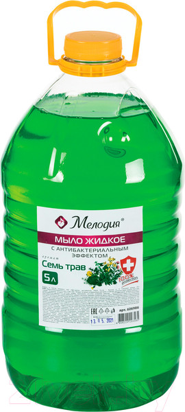 Изображение товара Мыло жидкое Мелодия Семь трав (5л)