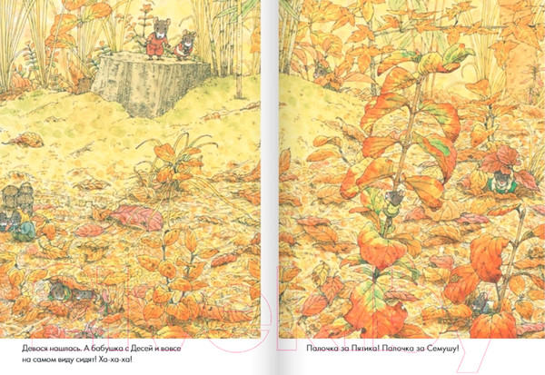 Изображение товара Книга Издательство Самокат 14 лесных мышей. Парад грибов / 9785001675440 (Ивамура К.)