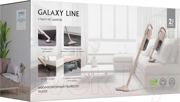 Изображение товара Вертикальный пылесос Galaxy Line GL 6221 (бежевый)