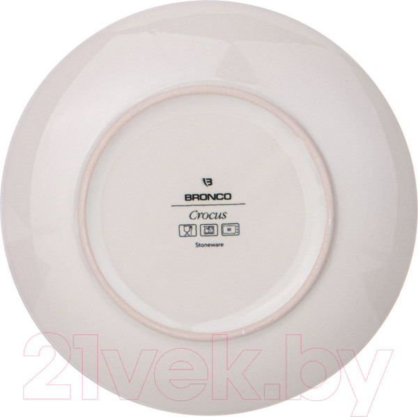 Изображение товара Тарелка столовая обеденная Bronco Crocus 577-208