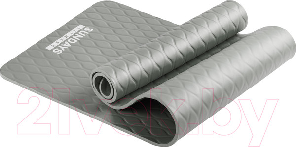 Изображение товара Коврик для йоги и фитнеса Sundays Fitness IR97505C (серый)