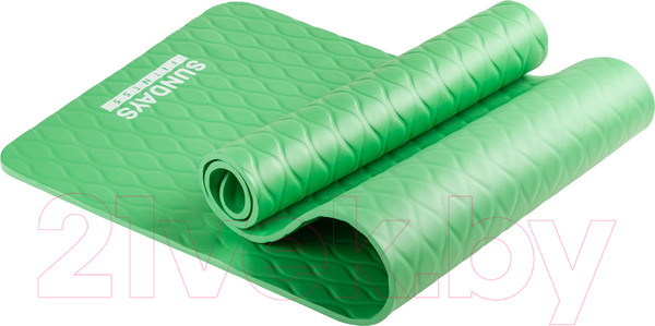 Изображение товара Коврик для йоги и фитнеса Sundays Fitness IR97505C (зеленый)