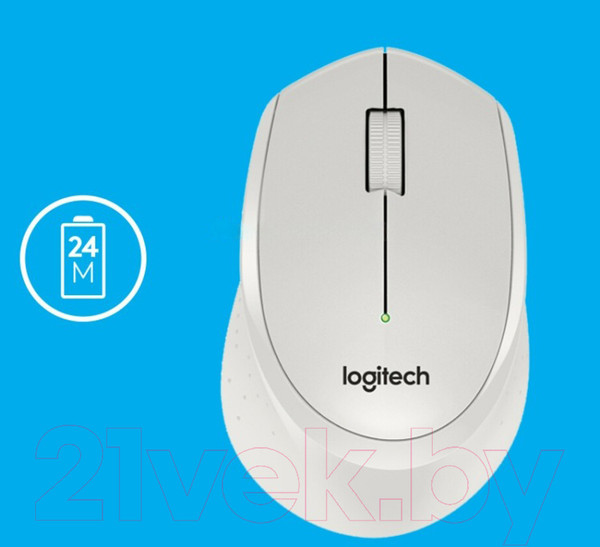 Изображение товара Мышь Logitech M330 Silent Plus / 910-004926 (белый)