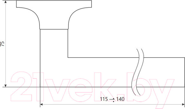 Изображение товара Ручка дверная Apecs 8023-03-AB