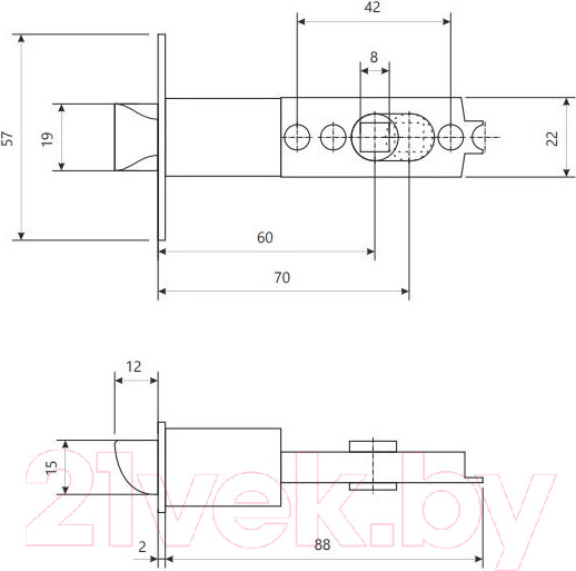 Изображение товара Ручка дверная Apecs 6072-01-CR