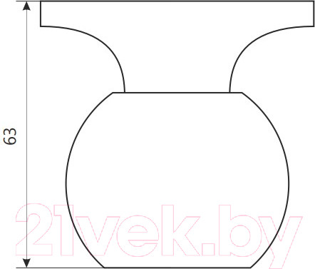 Изображение товара Ручка дверная Apecs 6072-01-CR