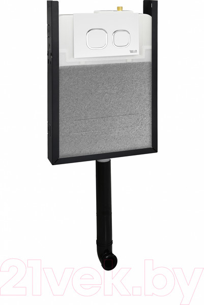 Изображение товара Унитаз приставной с инсталляцией WeltWasser Amberg 404 + Merzbach 002 GL-WT + Amberg RD-WT