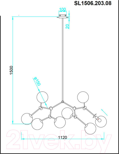 Изображение товара Люстра ST Luce SL1506.203.08