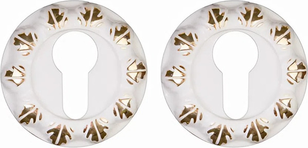 Изображение товара Накладка на цилиндр Apecs DP-C-2402-W/G