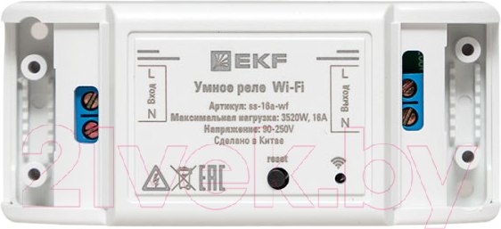 Изображение товара Умное реле EKF Connect Wi-FI 16А / ss-16a-wf