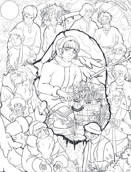 Изображение товара Раскраска-антистресс Эксмо Новогодние сказки (Кирилова Василиса)