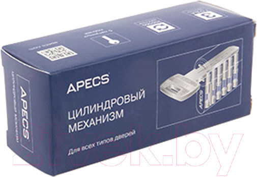 Изображение товара Цилиндровый механизм замка Apecs SM-60-C-BLM