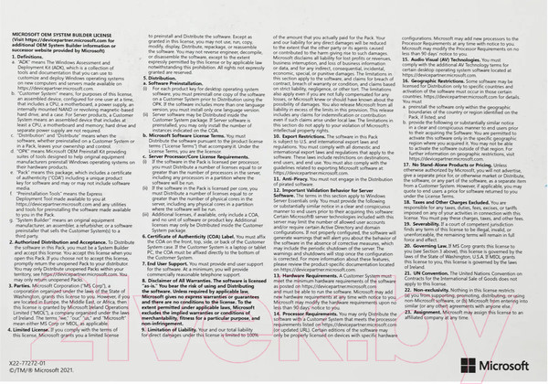 Изображение товара Операционная система Microsoft Windows 11 Pro 64Bit English Intl 1pk DSP OEI DVD (FQC-10528)