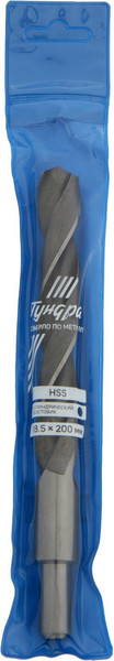 Изображение товара Сверло Tundra HSS по металлу цилиндрический хвостовик 18.5x200мм / 4727966