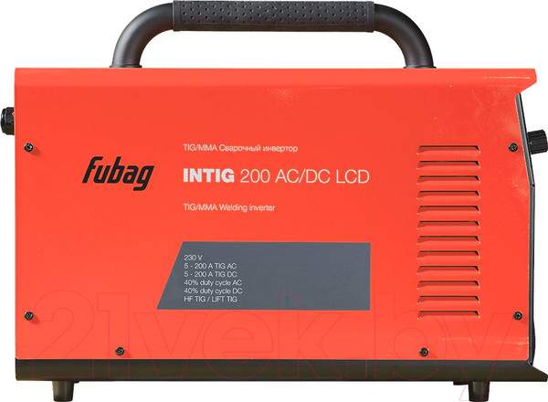 Изображение товара Инвертор сварочный Fubag Intig 200 AC/DC Pulse LCD (31592.1)