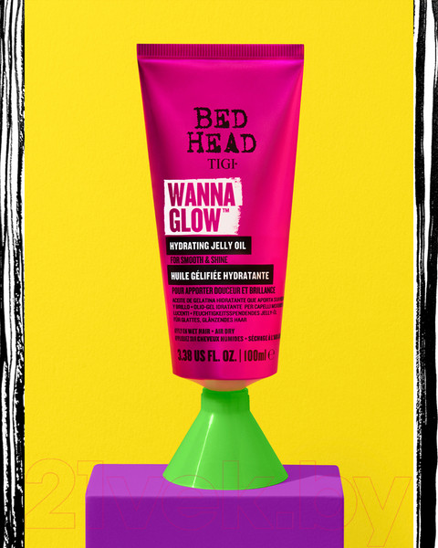 Изображение товара Масло для волос Tigi Bed Head Wanna Glow Hydrating Jelly Oil Увлажняющее (100мл)