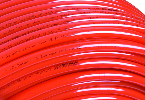 Изображение товара Труба для теплого пола AV Engineering First PE-RT II/EVOH/PE-RT II 16x2.0 / AVE-PFI200 (200м)