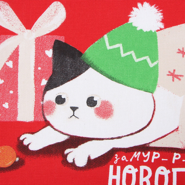 Изображение товара Полотенце Доляна Новогодний котик / 9770504